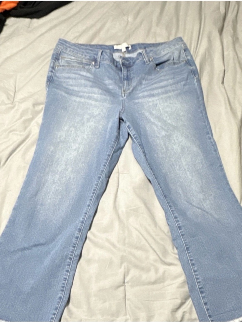 1822 Denim Light Blue Straight Leg Jeans